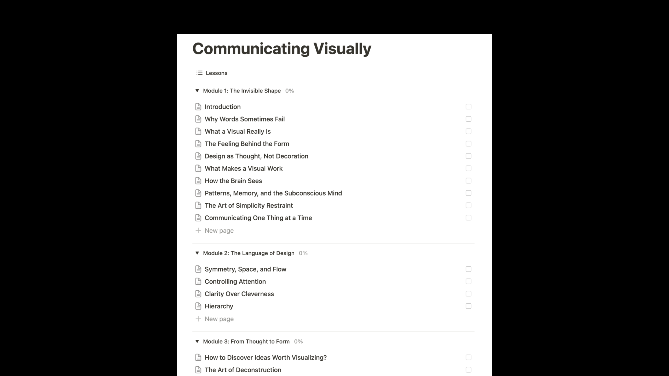 Communicating Visually