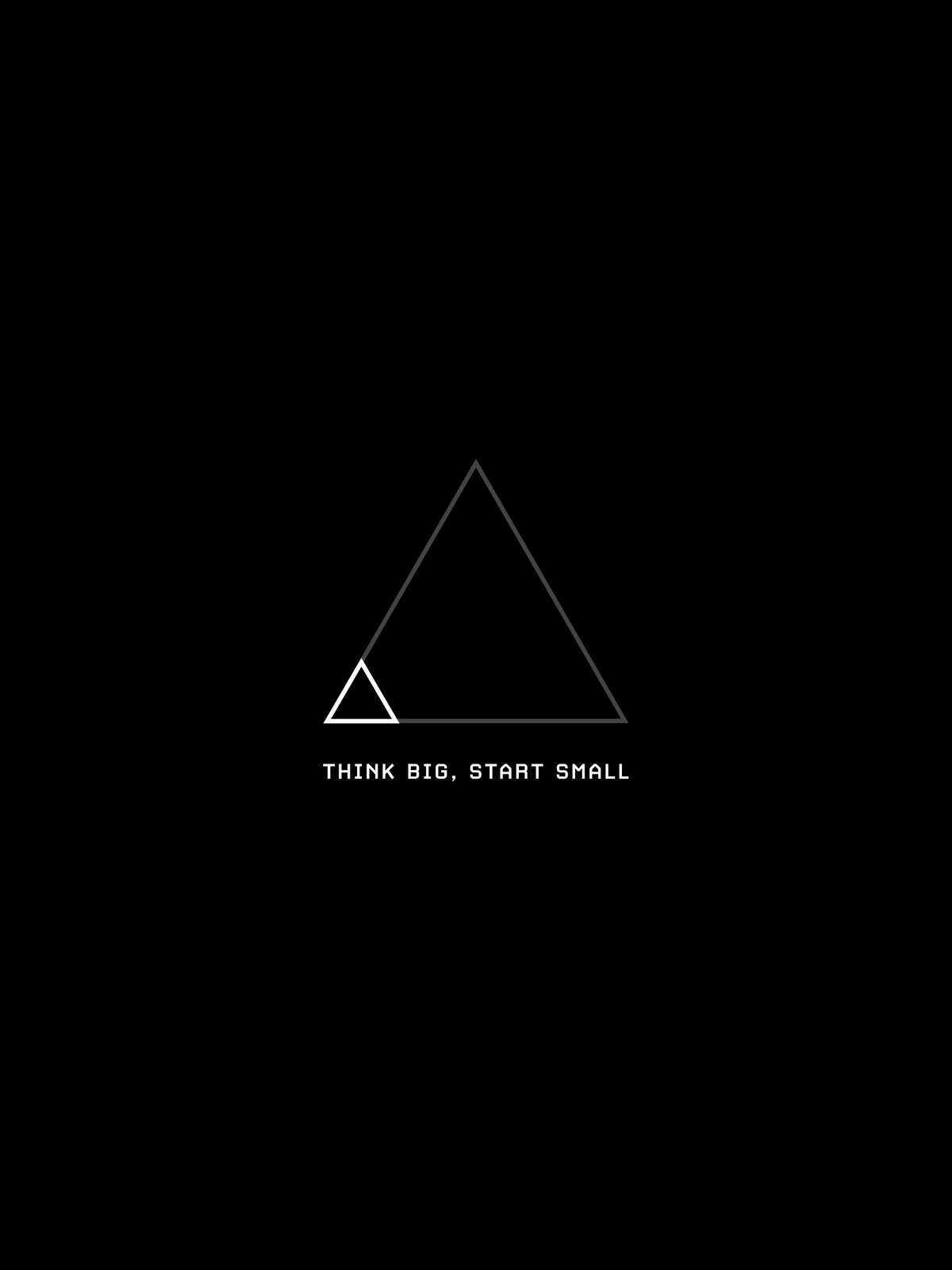 Think Big, Start Small poster artwork